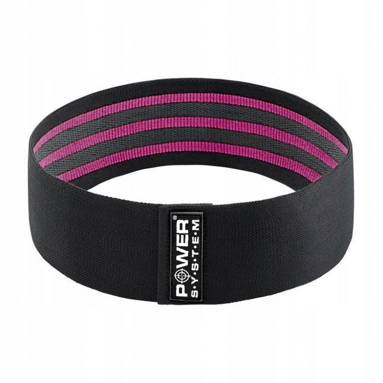 Эспандер для пилатеса Power System PS-4091 Booty Band LVL 1 Black/Pink фото товара