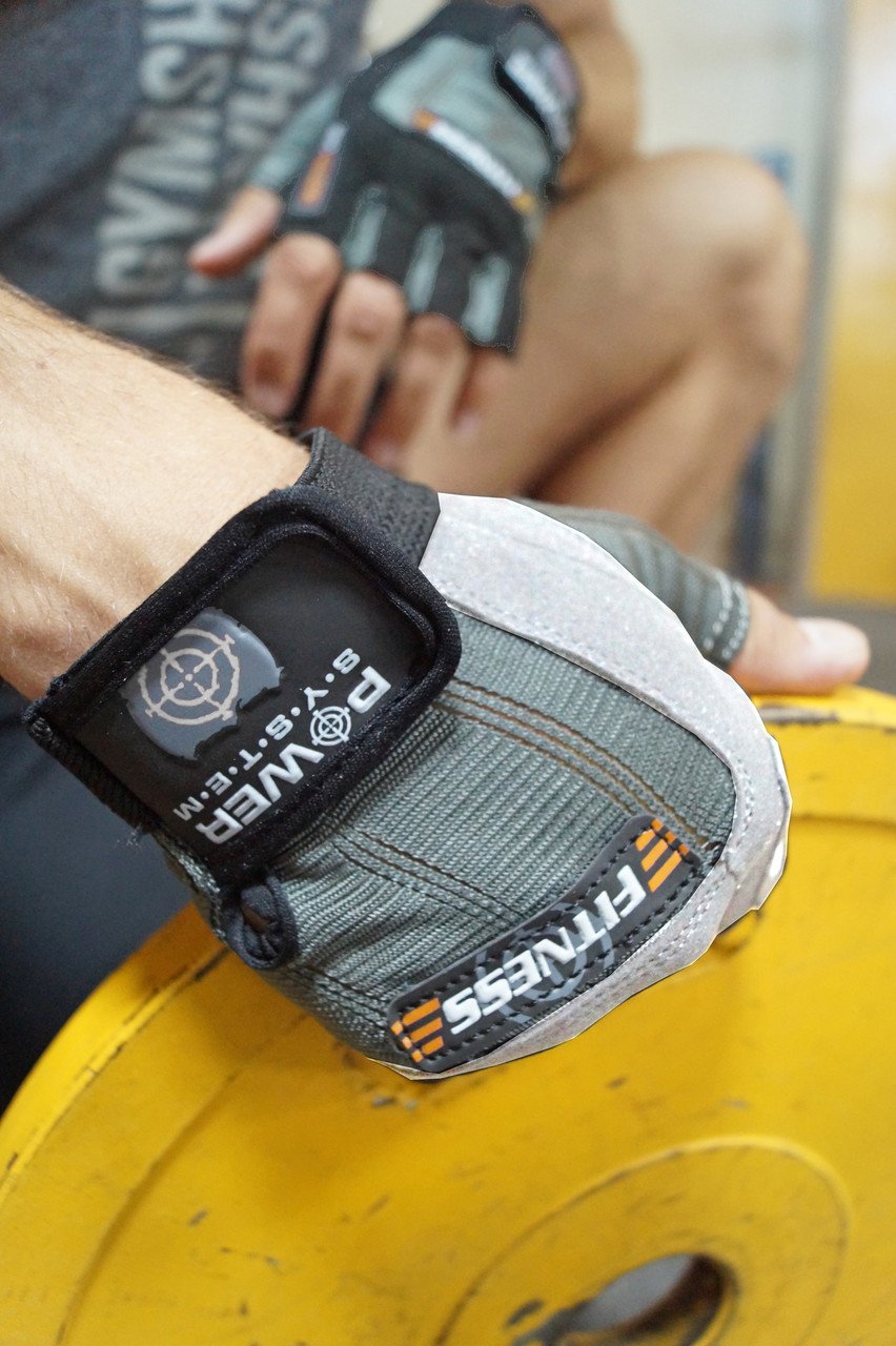 Перчатки для фитнеса и тяжелой атлетики Power System Fitness PS-2300 XXL Grey/White фото товару