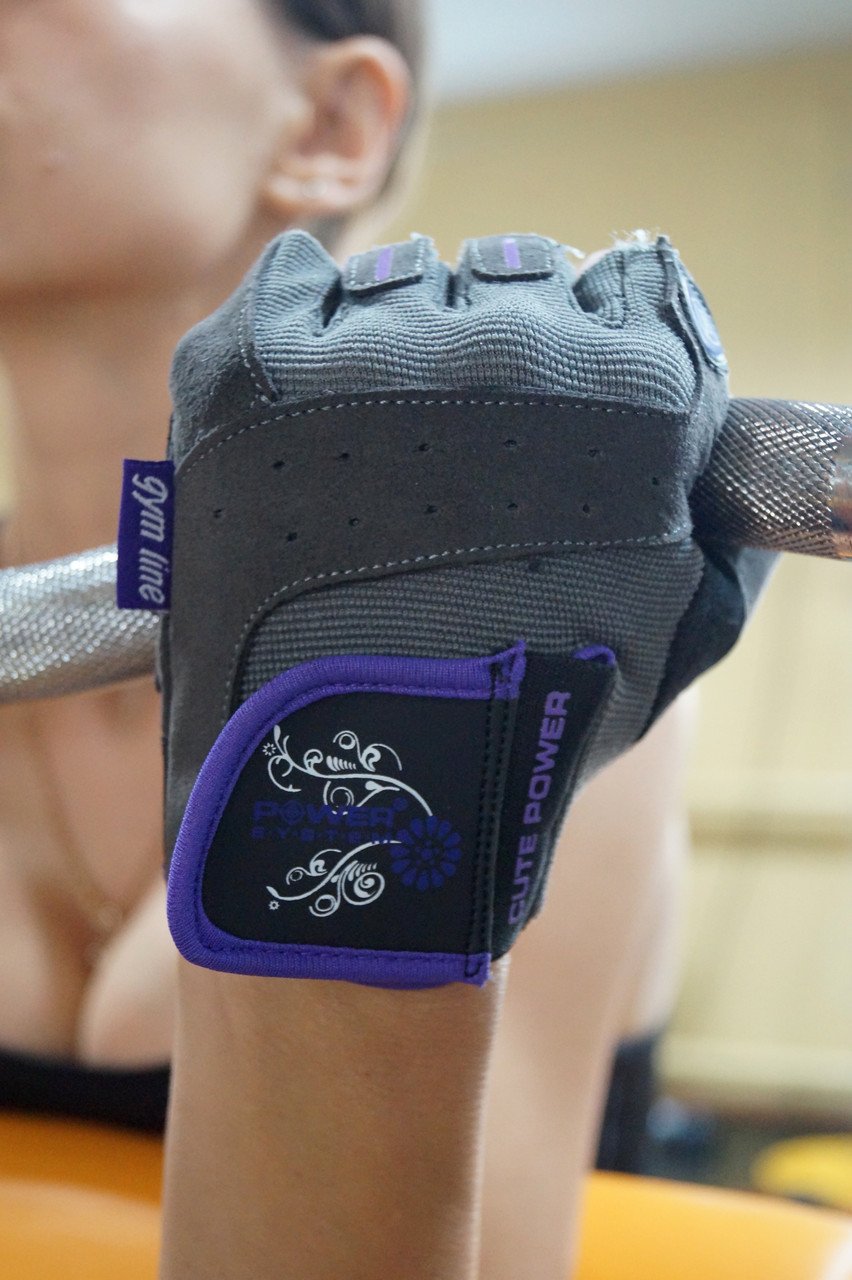 Перчатки для фитнеса и тяжелой атлетики Power System Cute Power PS-2560 женские Purple XL фото товару