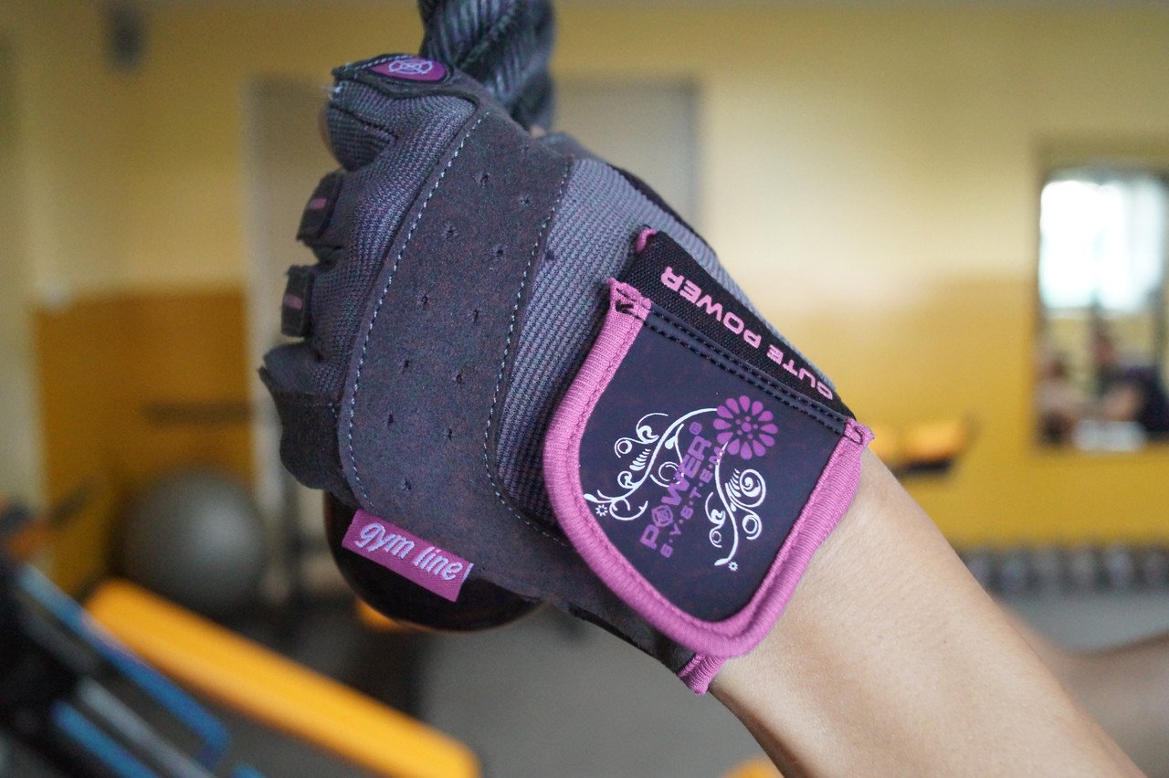 Перчатки для фитнеса и тяжелой атлетики Power System Cute Power PS-2560 женские L Pink фото товару