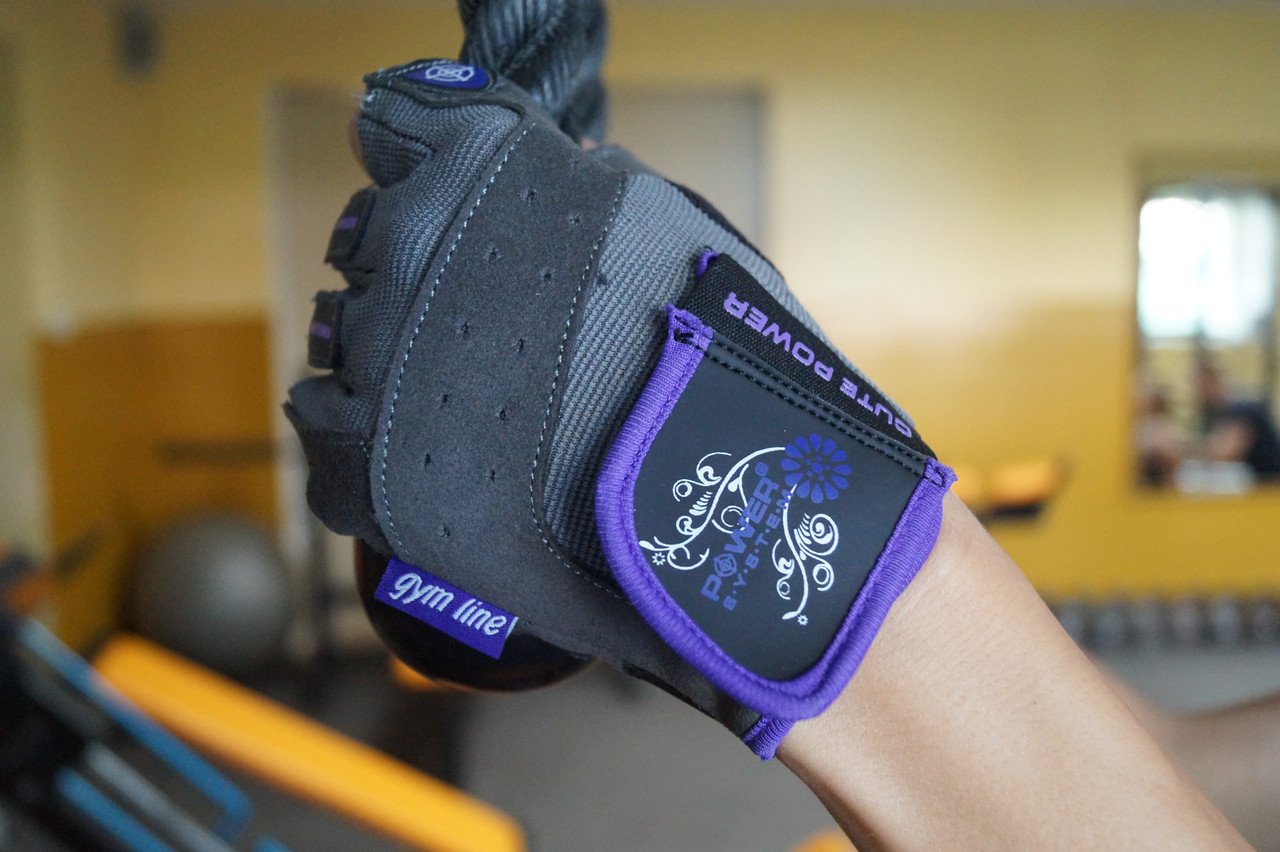 Перчатки для фитнеса и тяжелой атлетики Power System Cute Power PS-2560 женские S Purple фото товару