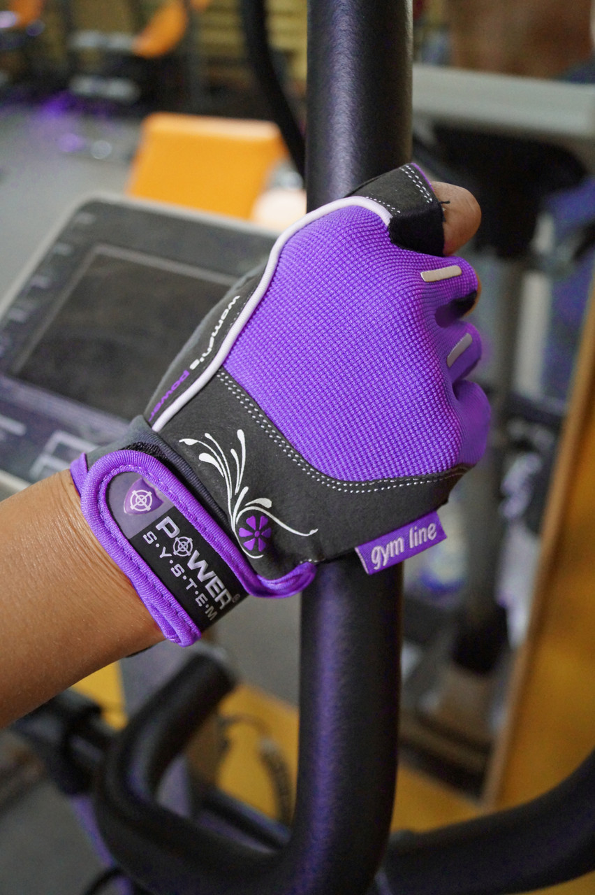 Перчатки для фитнеса и тяжелой атлетики Power System Woman’s Power PS-2570 L Purple фото товара