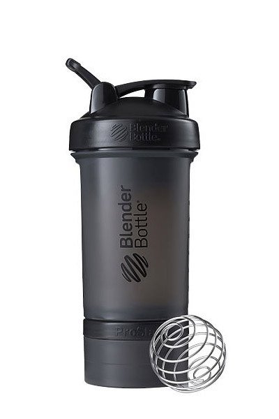 Шейкер спортивный BlenderBottle ProStak 650ml с 2-мя контейнерами Black (ORIGINAL) фото товару