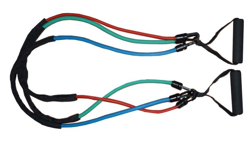 Эспандер трубчатый со съемными ручками Power System PS-4008  Power Expander Set фото товара