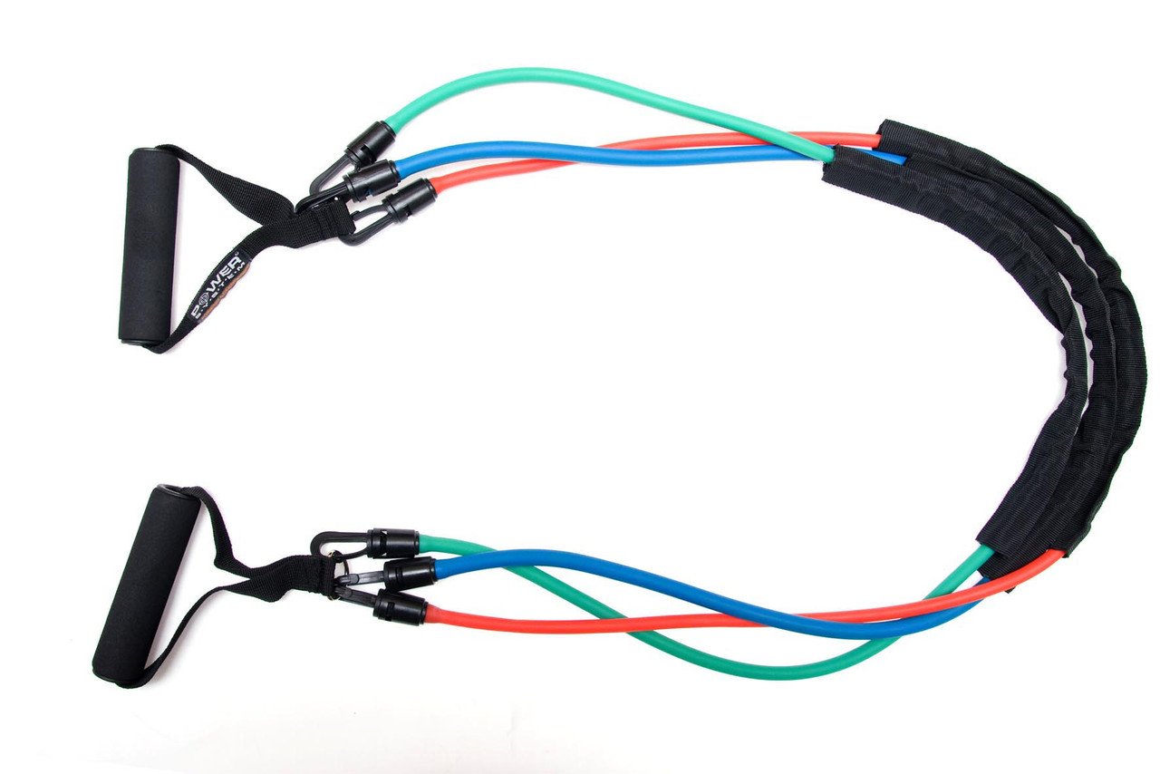 Эспандер трубчатый со съемными ручками Power System PS-4008  Power Expander Set фото товара