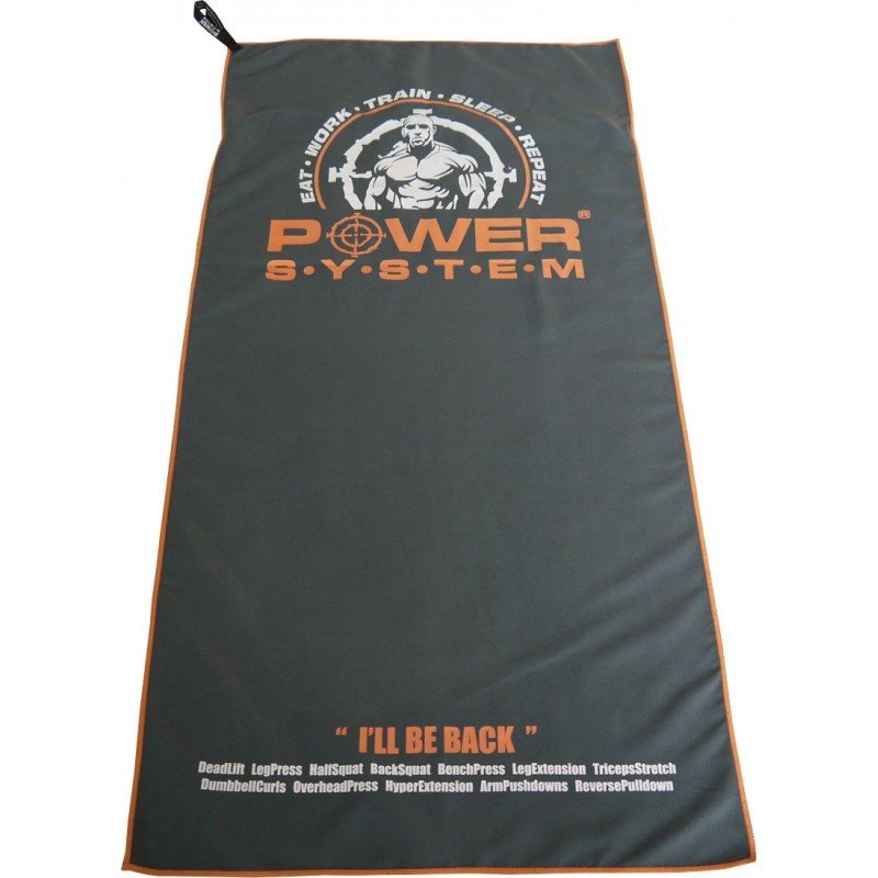 Фитнес-полотенце Power System Gym Bench Towel PS-7002 Grey (100*50) фото товара