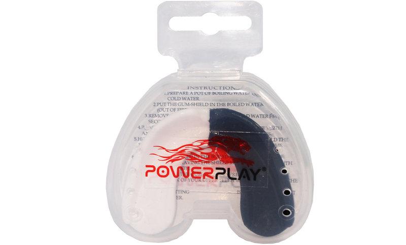 Капа  боксерська PowerPlay 3310 JR Чорно-Біла фото товару