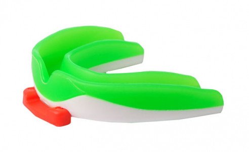 Капа боксерська PowerPlay 3316 SR Зелено-Біла фото товару