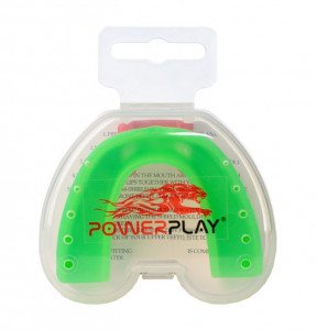 Капа боксерська PowerPlay 3316 SR Зелено-Біла фото товару