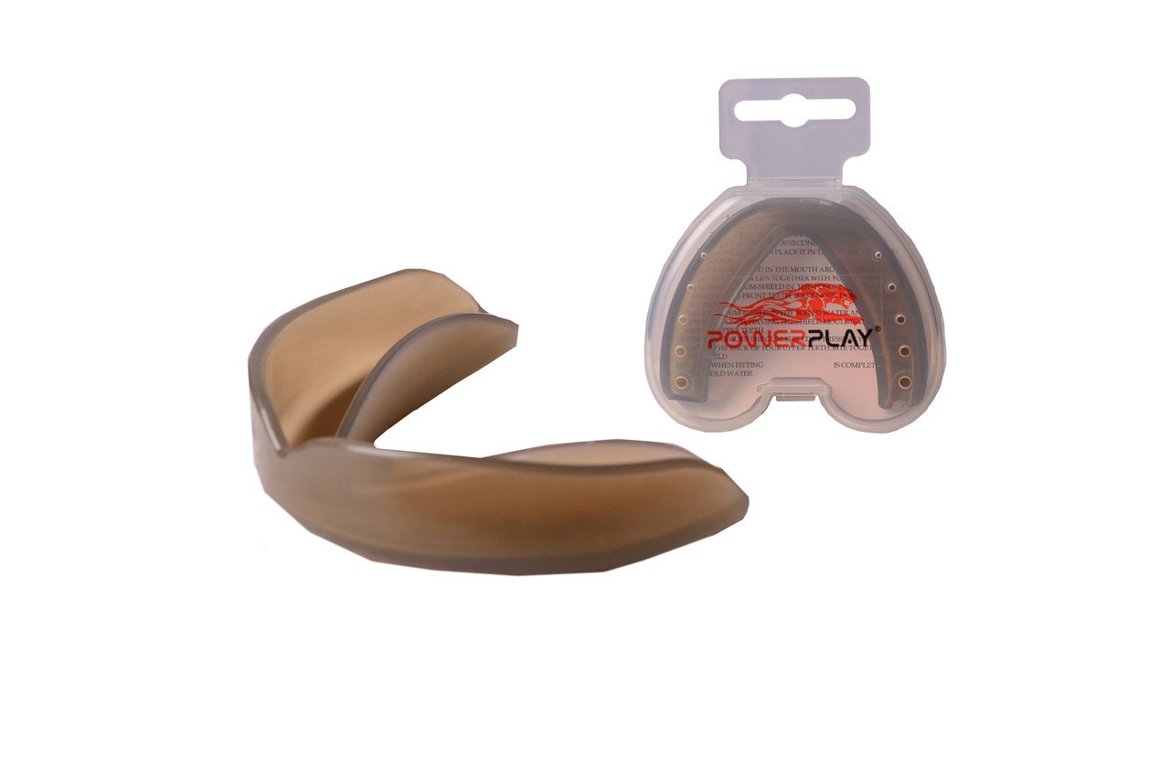 Капа боксерська PowerPlay 3304 JR Сіра фото товару