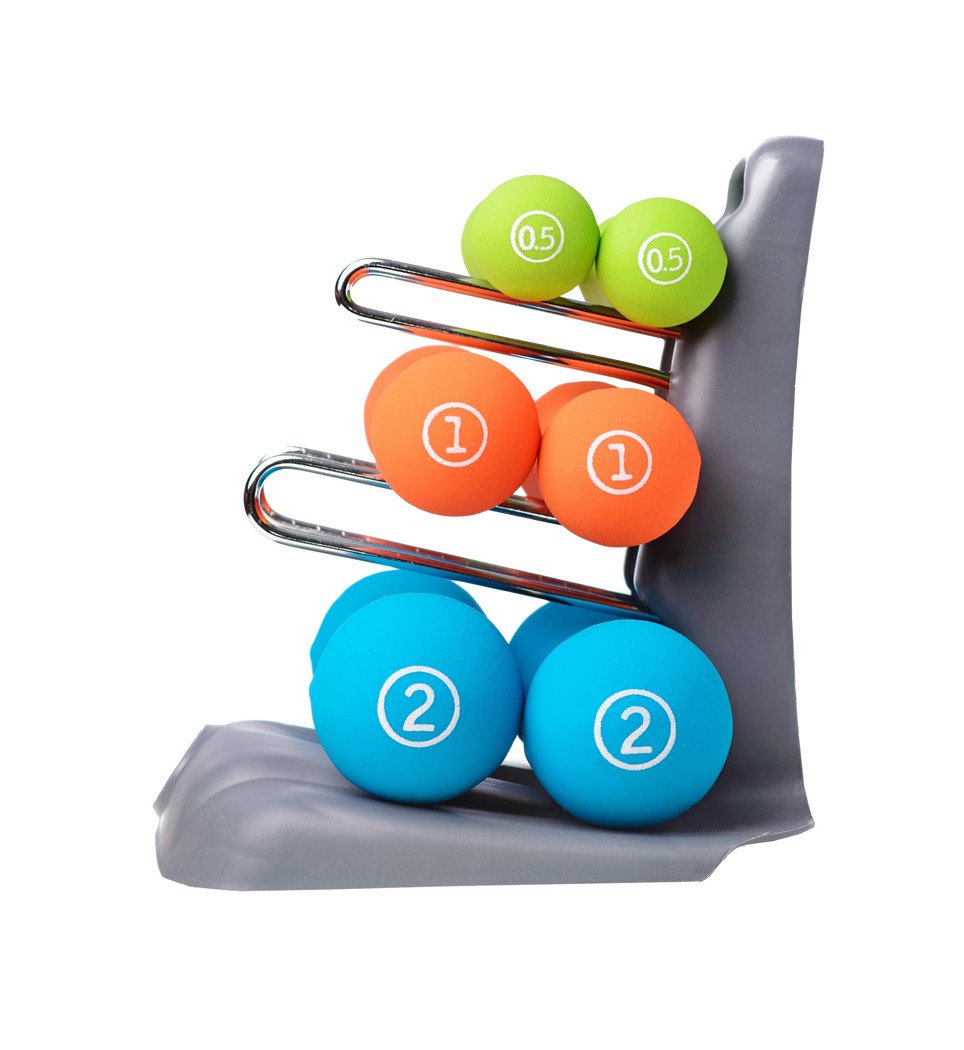 Набір гантелей на підставці 7 кг. PowerPlay 4117 фото товара