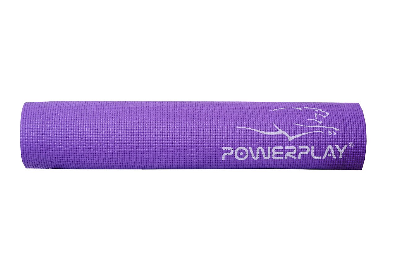 Килимок для фітнесу і йоги PowerPlay 4010 (183*61*0.6) Фіолетовий фото товару