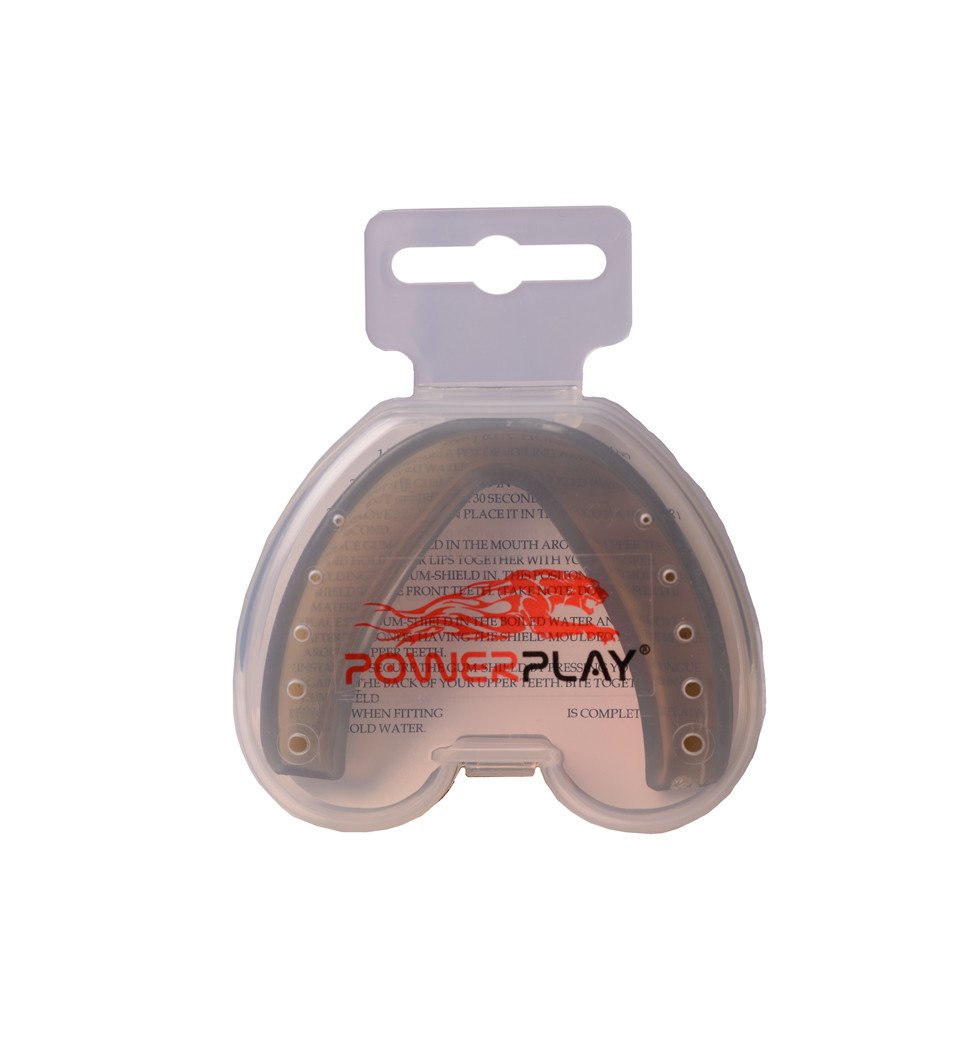 Капа боксерська PowerPlay 3305 SR Сіра фото товара