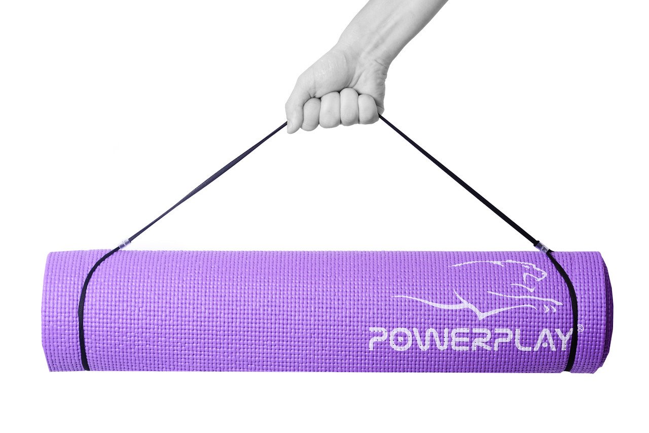 Килимок для фітнесу і йоги PowerPlay 4010 (173*61*0.6) Фіолетовий фото товара