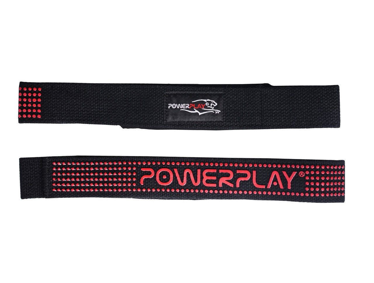 Лямки для тяги PowerPlay 7064 Чорно-Червоні фото товару