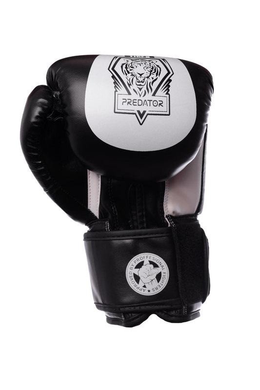 Боксерські рукавиці PowerPlay 3003 Чорно-Білі 10 унцій фото товара