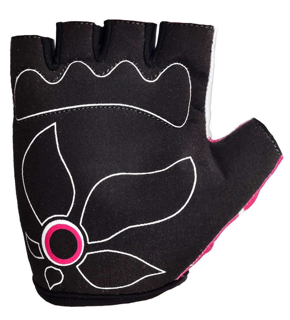 Велорукавички PowerPlay 5470 Біло-рожеві  4XS фото товару