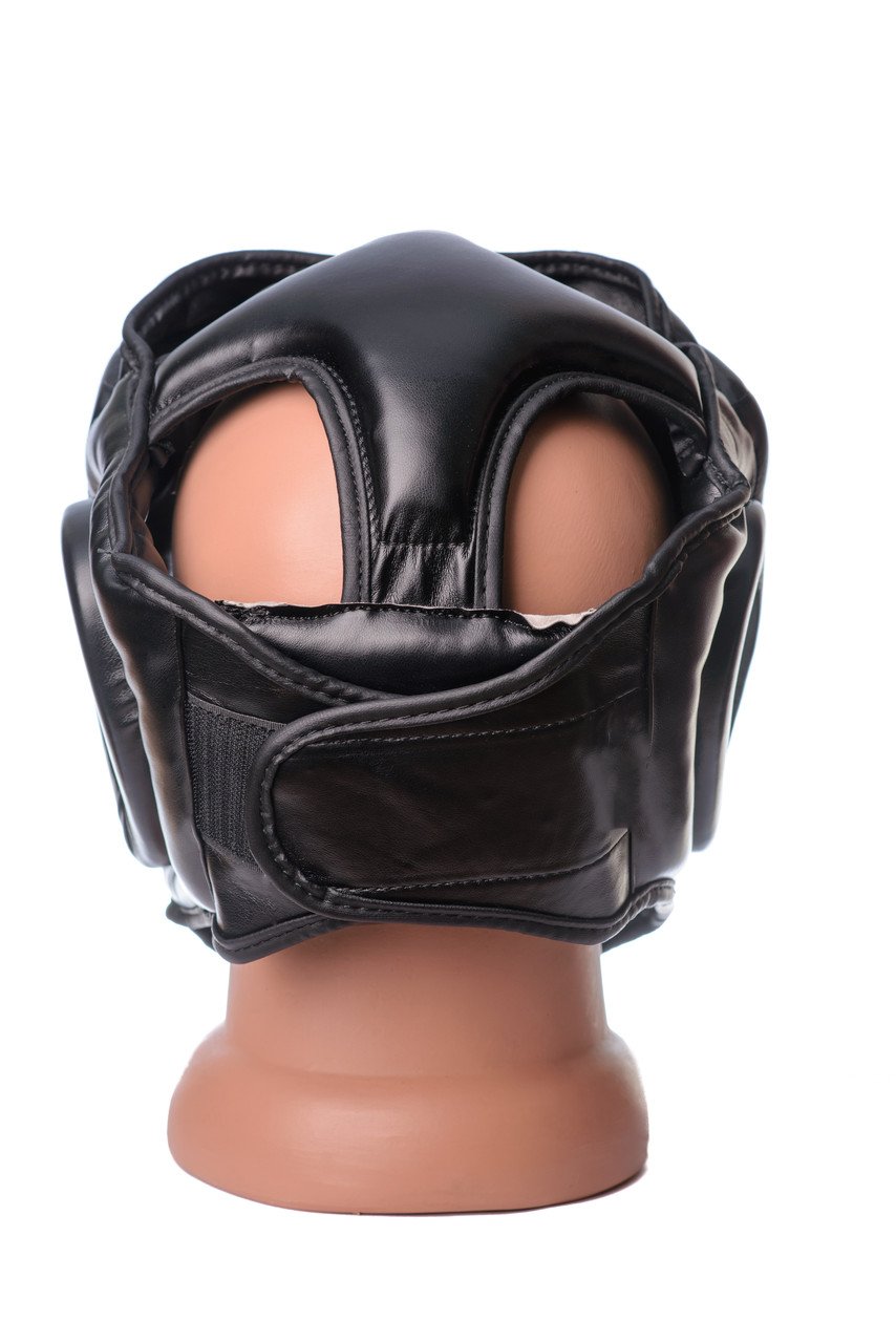 Боксерський шолом тренувальний PowerPlay 3048 Чорнo-Червоний S фото товара