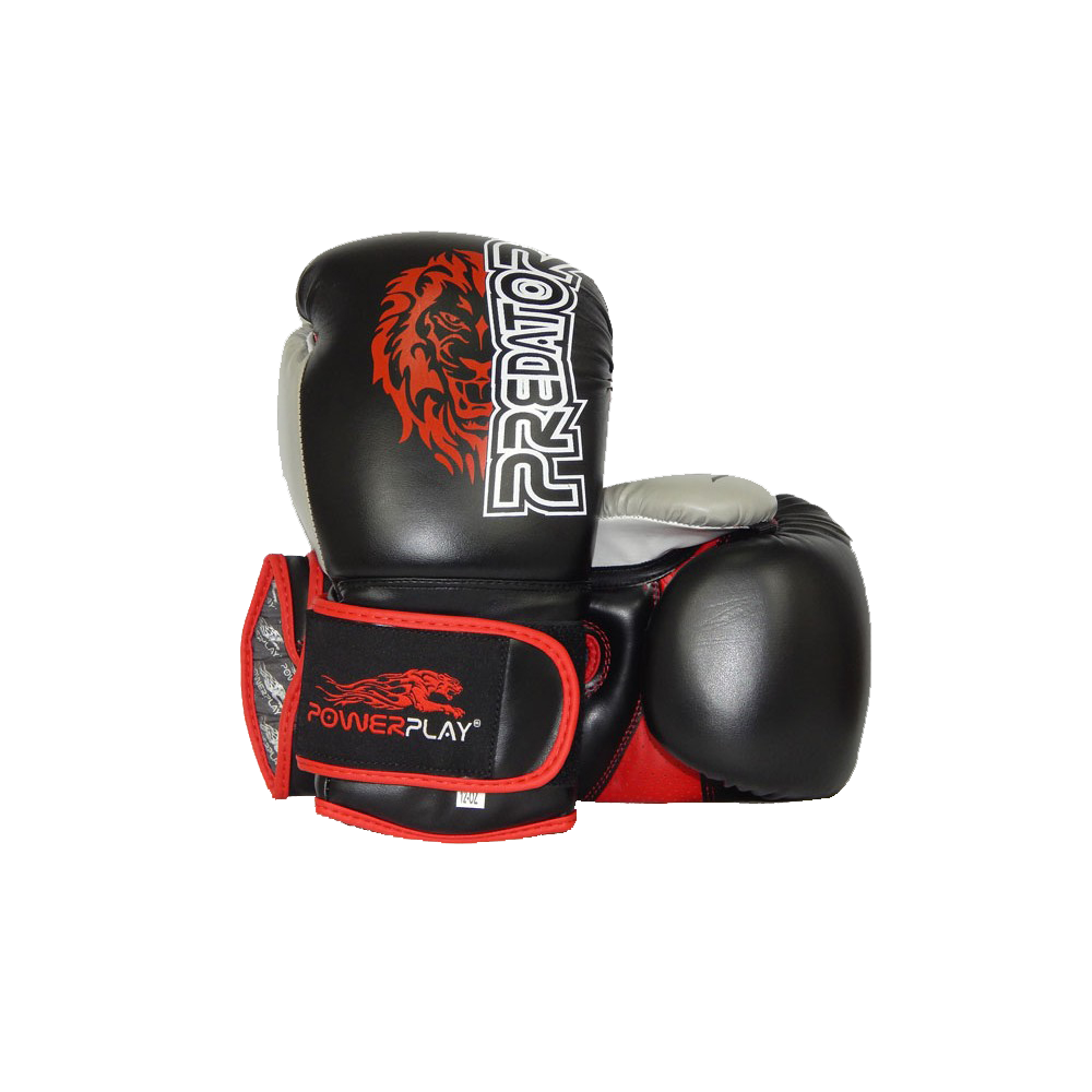 Боксерські рукавиці PowerPlay 3006 Чорні 8 унцій фото товара