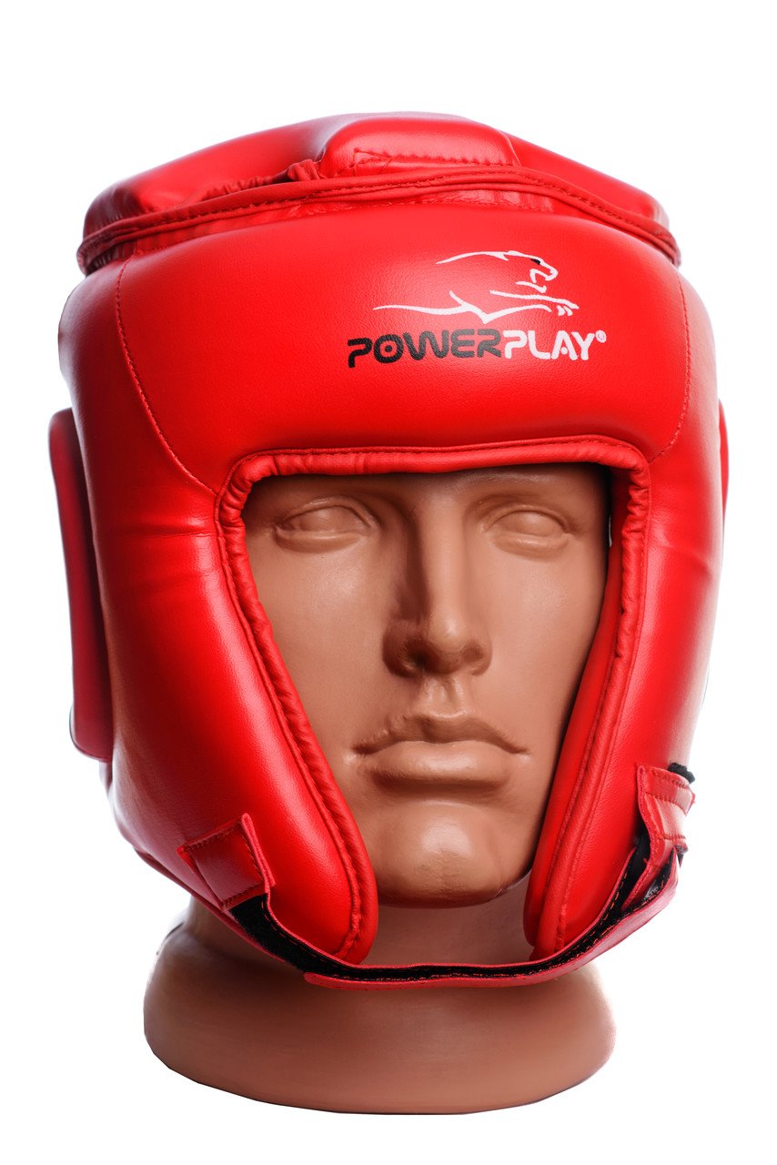 Боксерський шолом турнірний PowerPlay 3045 Червоний S фото товару