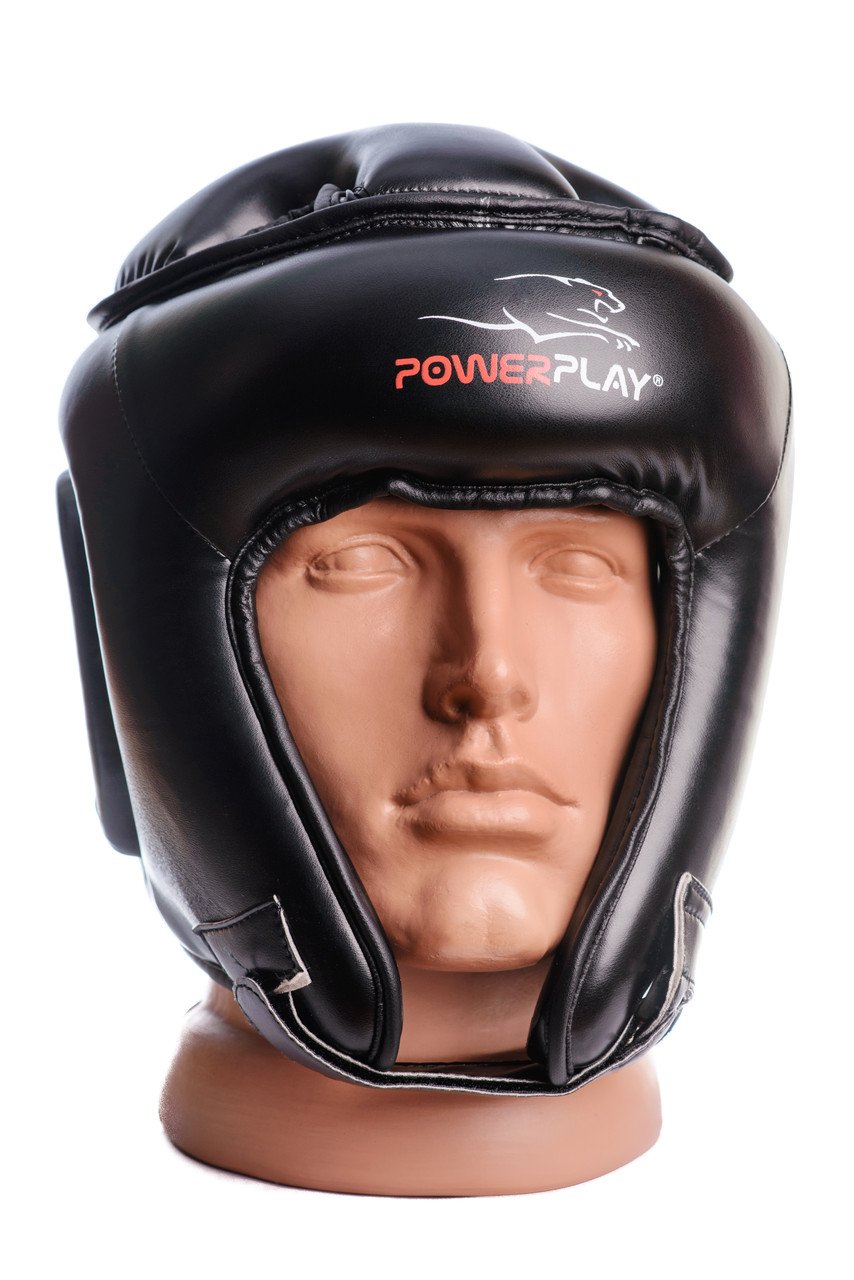 Боксерський шолом турнірний PowerPlay 3045 Чорний S фото товару