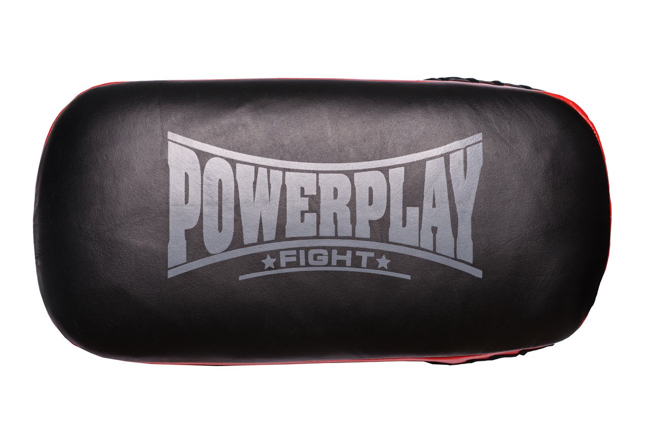 Пади для тайського боксу PowerPlay 3064 Чорно-Червоні Шкіра [пара] фото товара