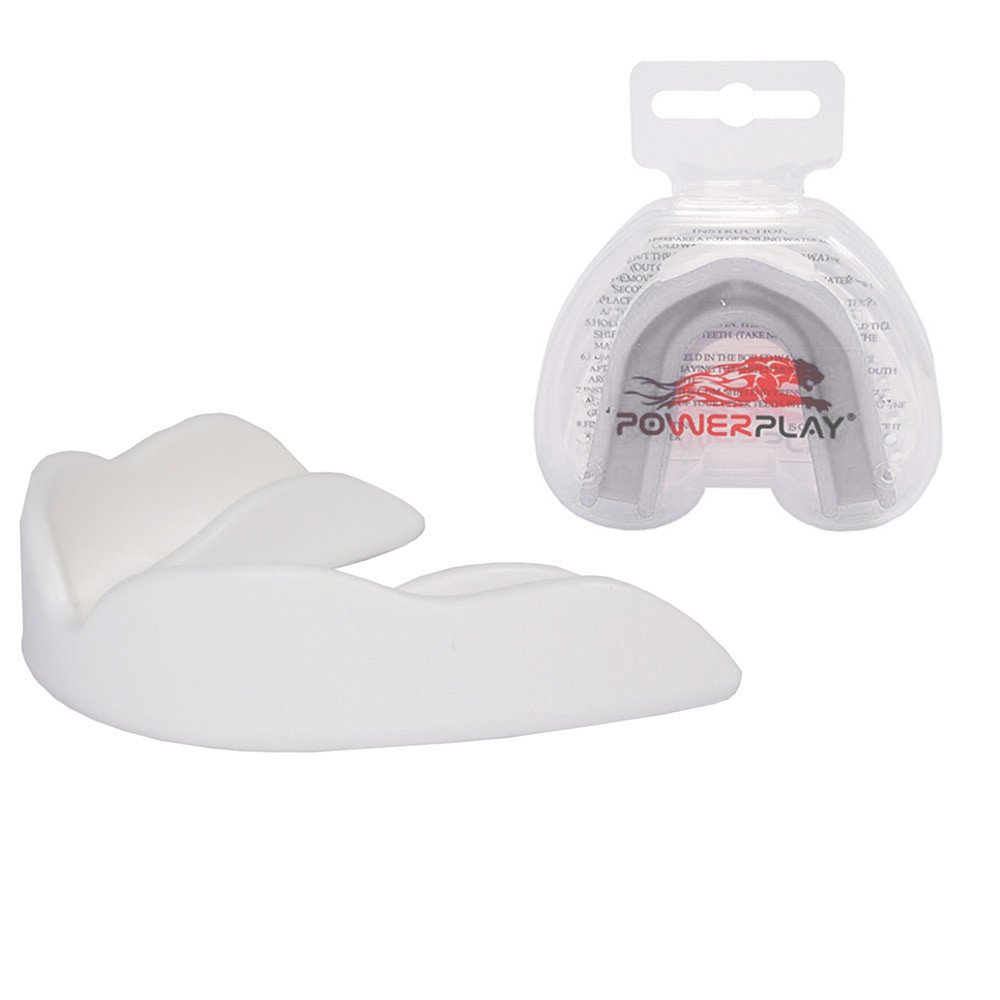 Капа боксерська PowerPlay 3309 SR Біла фото товару