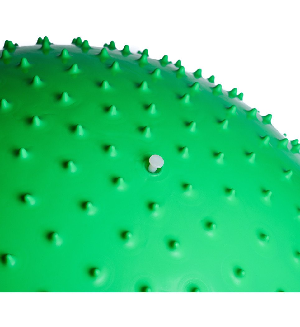 Мяч-масажер для фітнесу PowerPlay 4002 65см Зелений + насос фото товара