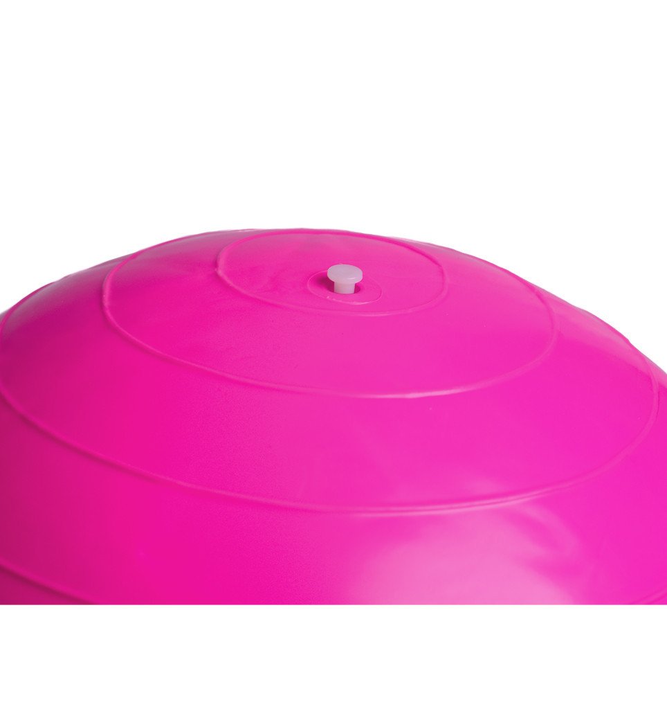 Мяч-горіх для фітнесу PowerPlay 4004 (90*45см) Розовий + насос фото товара