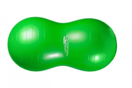 Мяч-горіх для фітнесу PowerPlay 4004 (100*50см) Зелений + насос фото товару