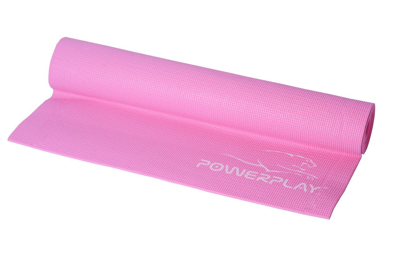 Килимок для фітнесу і йоги PowerPlay 4010 (183*61*0.4) Розовий фото товару