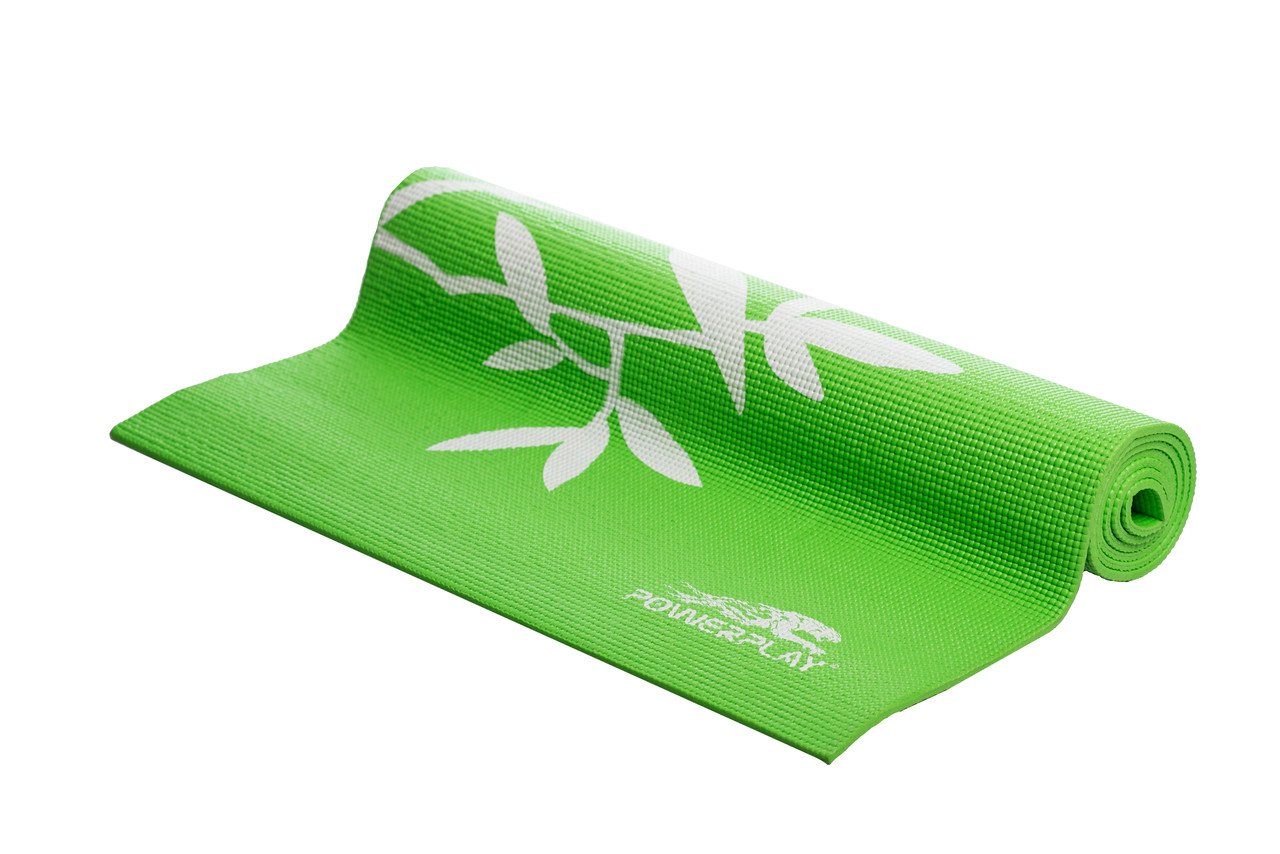 Килимок для фітнесу і йоги PowerPlay 4011 (173*61*0.6) Зелений фото товара