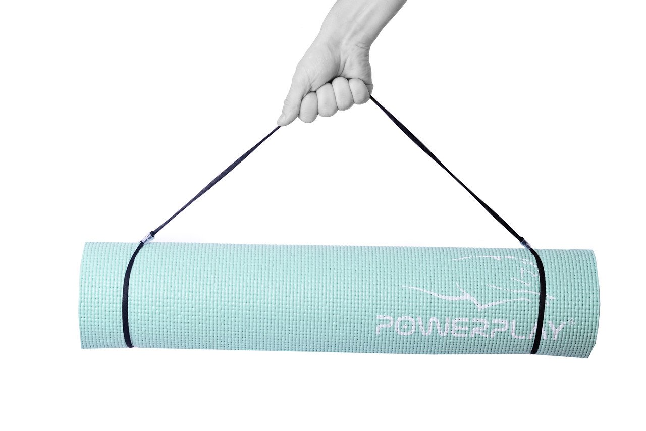 Килимок для фітнесу і йоги PowerPlay 4010 (173*61* 0.6) Мятний фото товару