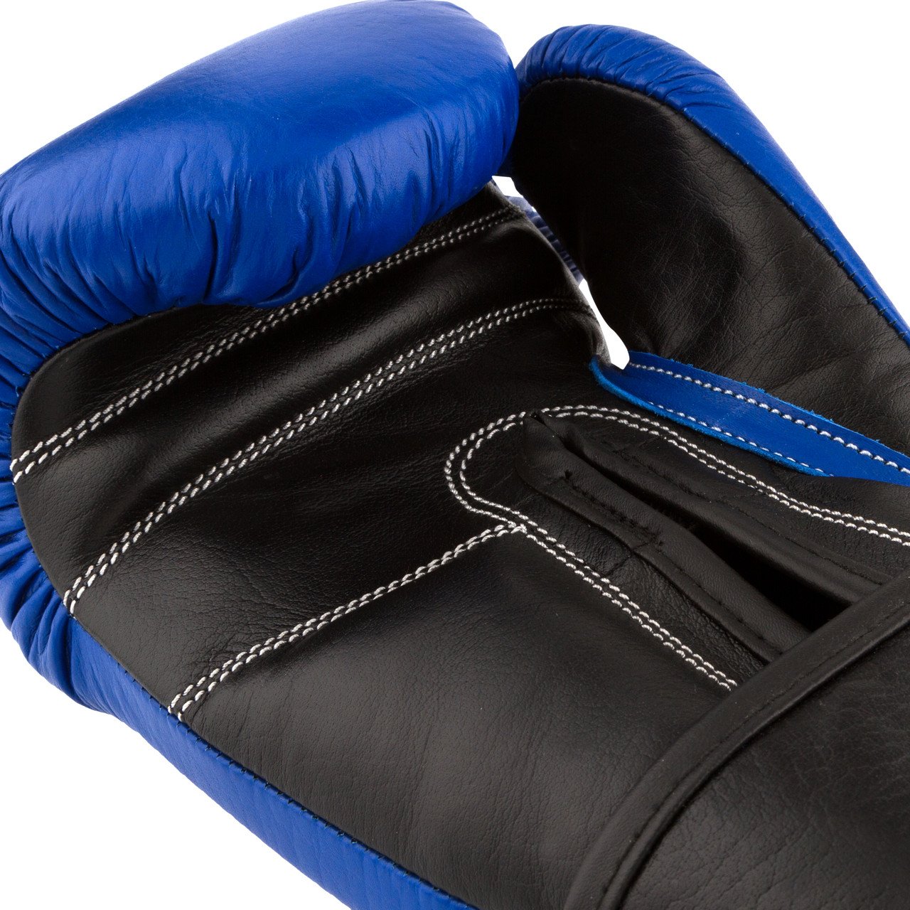 Боксерські рукавиці PowerPlay 3015 Сині [натуральна шкіра] 10 унцій фото товару