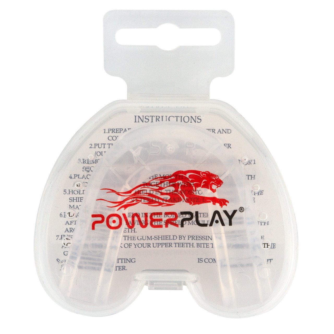 Капа боксерська PowerPlay 3306 JR Прозора фото товару