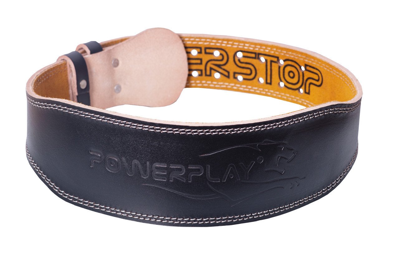 Пояс для важкої атлетики  PowerPlay 5084 Чорно-Жовтий L фото товара