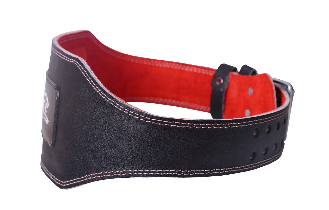 Пояс для важкої атлетики PowerPlay 5053 Чорно-Червоний L фото товара