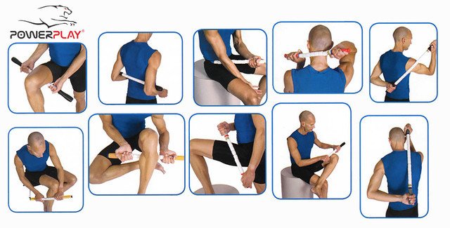 Масажер PowerPlay Massage Bar 4024 Оранжевий фото товару