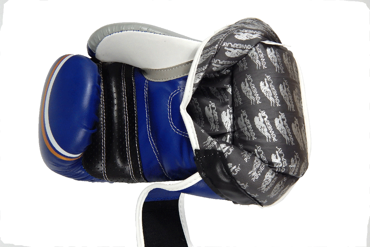 Боксерські рукавиці PowerPlay 3005 Сині 14 унцій фото товара