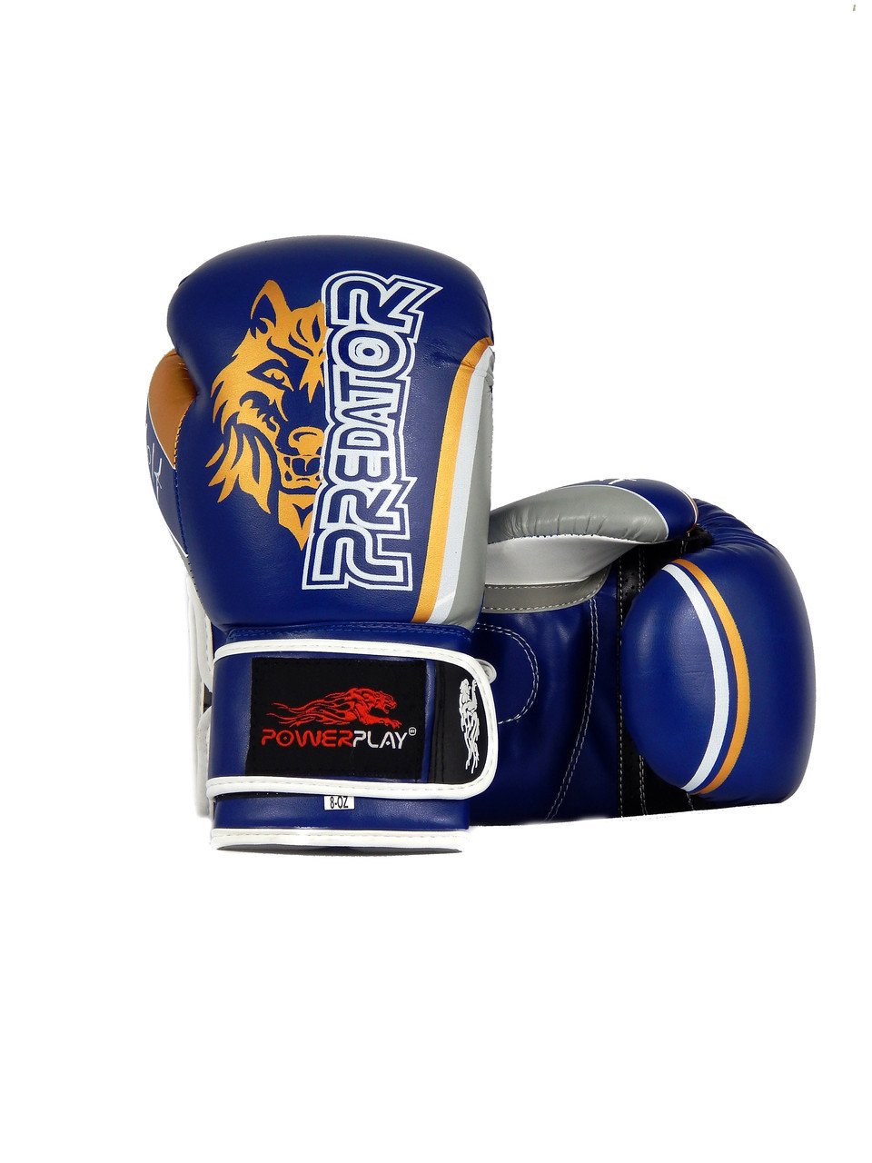 Боксерські рукавиці PowerPlay 3005 Сині 16 унцій фото товару