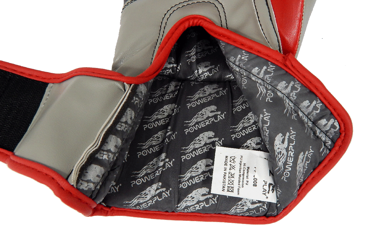 Боксерські рукавиці PowerPlay 3008 Червоні 10 унцій фото товару