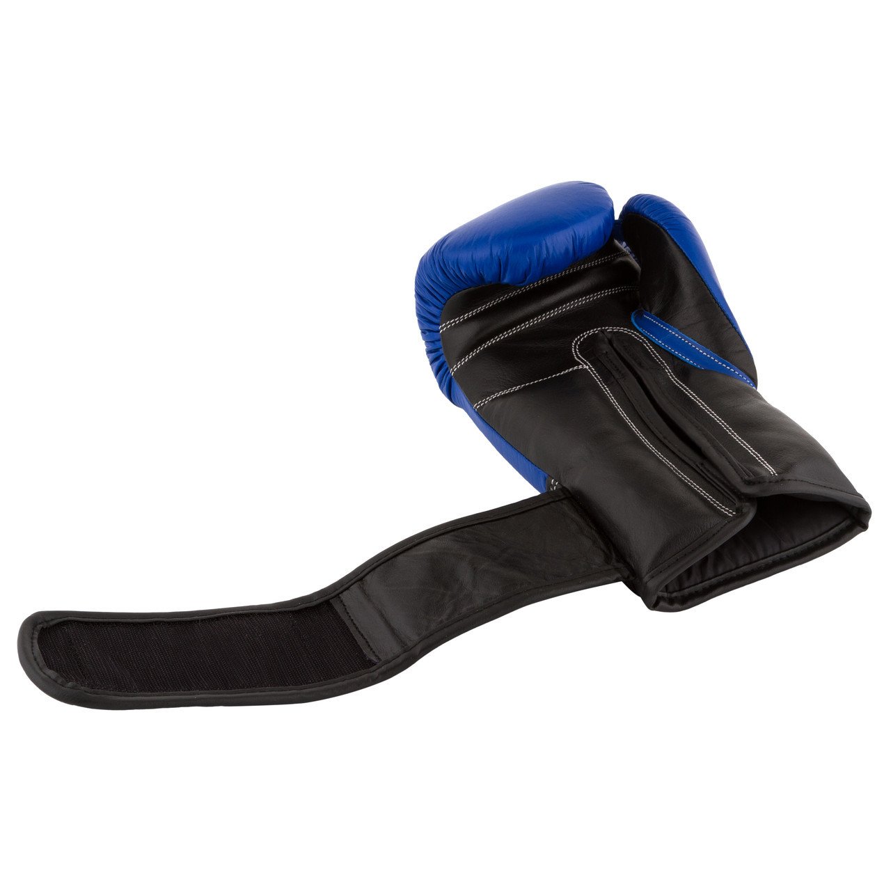 Боксерські рукавиці PowerPlay 3015 Сині [натуральна шкіра] 12 унцій фото товару