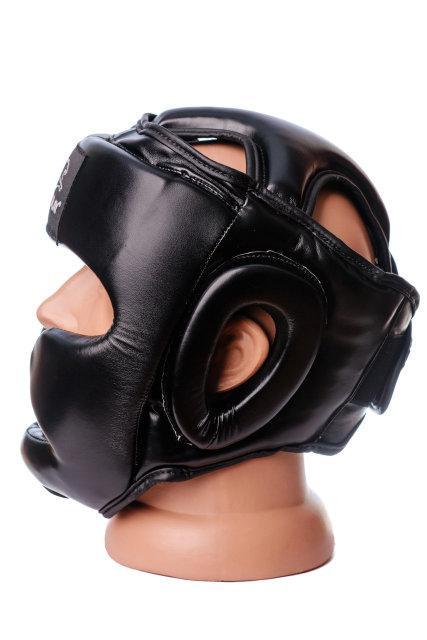 Боксерський шолом тренувальний PowerPlay 3048 Чорно-Синій L фото товара