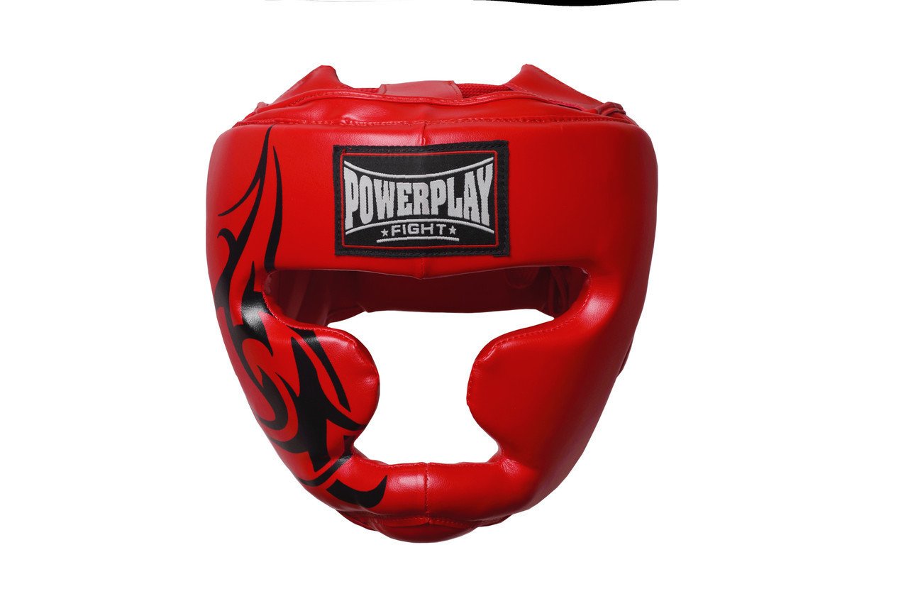 Боксерський шолом тренувальний PowerPlay 3043 Червоний XL фото товару