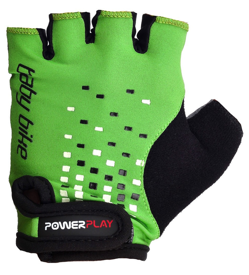 Велорукавички PowerPlay 5451 A Зелені XS фото товару