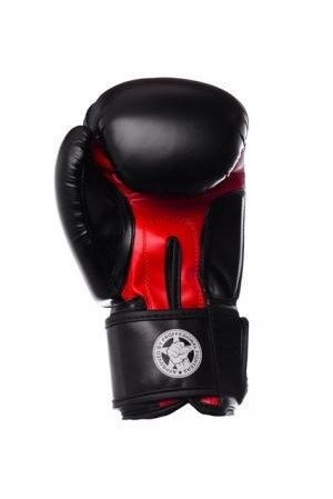 Боксерські рукавиці PowerPlay 3001 Чорно-Червоні 16 унцій фото товару