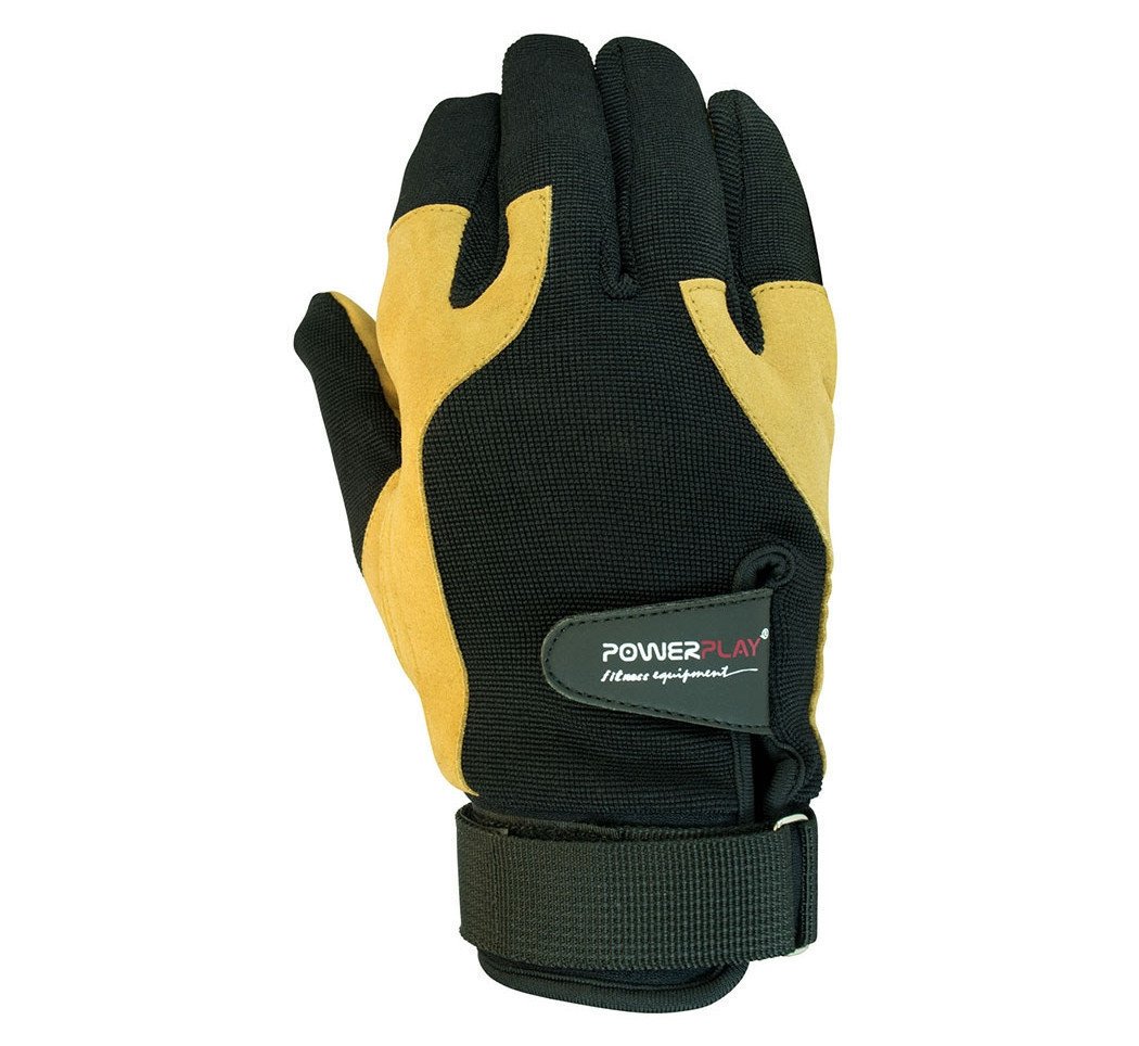 Рукавички для кроссфіту Powerplay 2075 Чорно-Коричневі XL фото товару