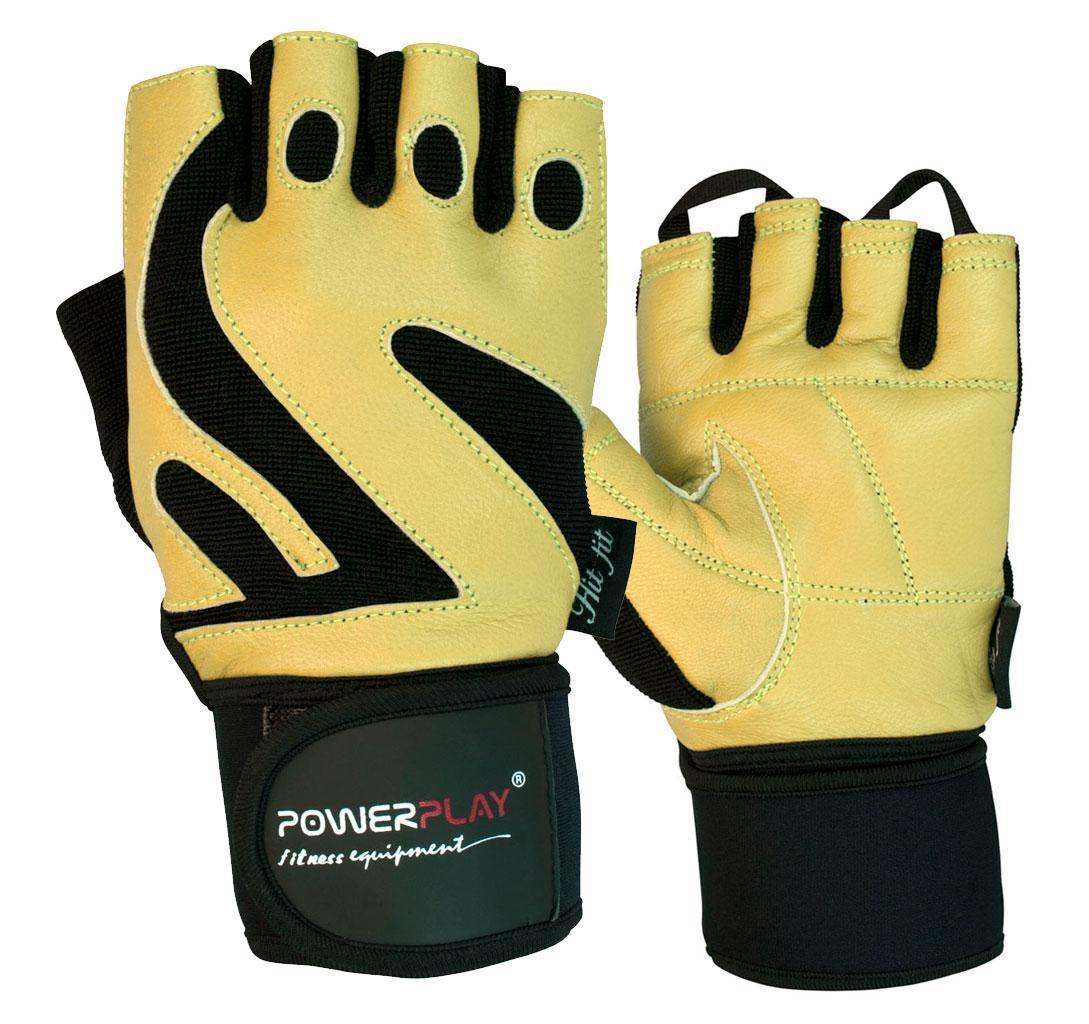 Рукавички для фітнесу PowerPlay 1064 B Коричневі S фото товару