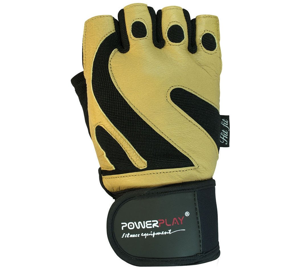 Рукавички для фітнесу PowerPlay 1064 B Коричневі XL фото товару