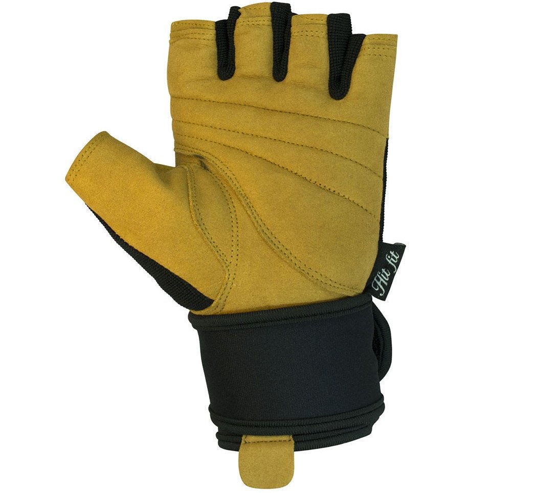 Рукавички для фітнесу PowerPlay 1069 А Чорно-Коричневі S фото товару